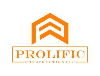 Prolific Construction LLC logo design by mudhofar808