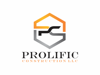 Prolific Construction LLC logo design by up2date