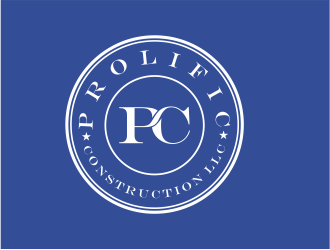 Prolific Construction LLC logo design by up2date