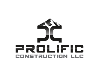 Prolific Construction LLC logo design by aryamaity