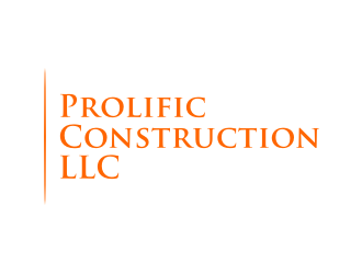 Prolific Construction LLC logo design by puthreeone