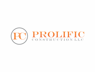 Prolific Construction LLC logo design by up2date