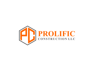 Prolific Construction LLC logo design by mukleyRx