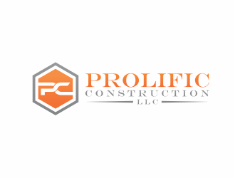 Prolific Construction LLC logo design by up2date