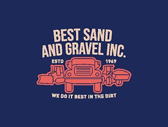 Best Sand & Gravel logo design by mametos