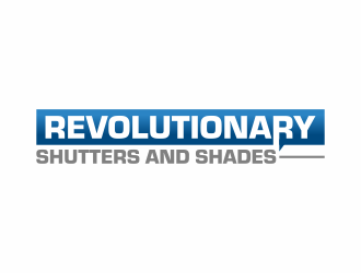 Revolutionary Shutters and Shades logo design by ingepro