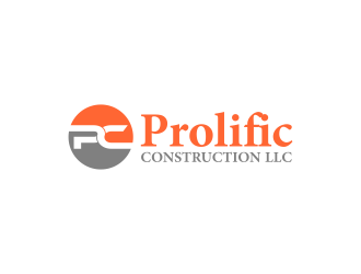 Prolific Construction LLC logo design by luckyprasetyo