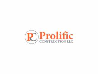 Prolific Construction LLC logo design by luckyprasetyo