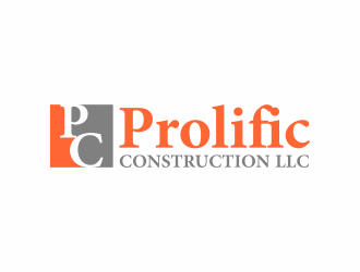 Prolific Construction LLC logo design by luckyprasetyo