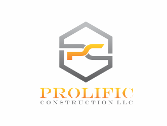 Prolific Construction LLC logo design by up2date