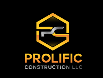 Prolific Construction LLC logo design by up2date