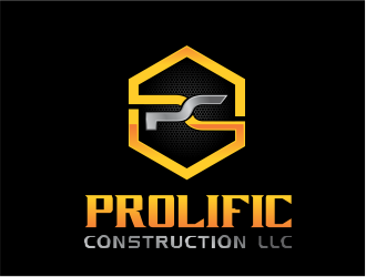 Prolific Construction LLC logo design by up2date