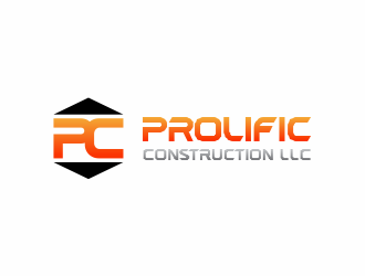 Prolific Construction LLC logo design by up2date