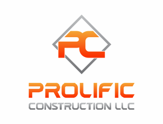 Prolific Construction LLC logo design by up2date