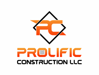 Prolific Construction LLC logo design by up2date