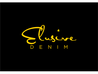 Elusive Denim  logo design by clayjensen