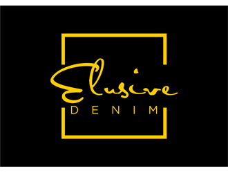 Elusive Denim  logo design by clayjensen