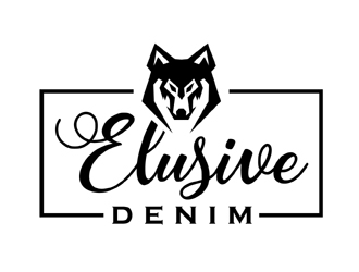 Elusive Denim  logo design by MAXR