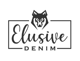 Elusive Denim  logo design by MAXR