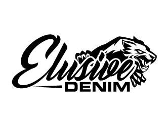 Elusive Denim  logo design by AamirKhan