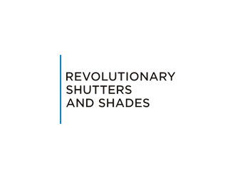 Revolutionary Shutters and Shades logo design by Rizqy