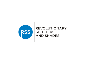 Revolutionary Shutters and Shades logo design by Rizqy