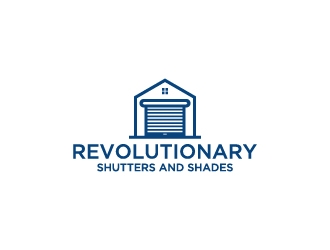 Revolutionary Shutters and Shades logo design by wongndeso