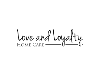 Love and Loyalty Home Care logo design by KQ5