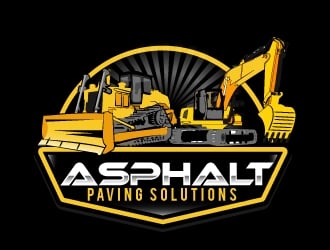 Asphalt Paving Solutions  logo design by AamirKhan