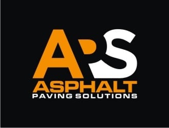 Asphalt Paving Solutions  logo design by agil