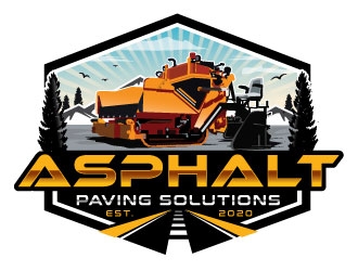 Asphalt Paving Solutions  logo design by Suvendu
