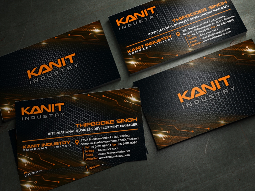 KANIT INDUSTRY logo design by Realistis