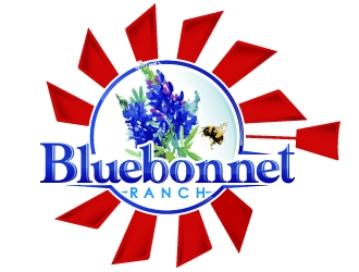 Bluebonnet Ranch logo design by Suvendu