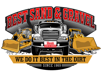 Best Sand & Gravel logo design by THOR_