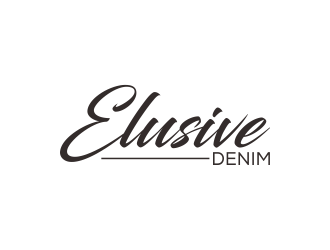 Elusive Denim  logo design by qqdesigns