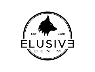 Elusive Denim  logo design by rizuki