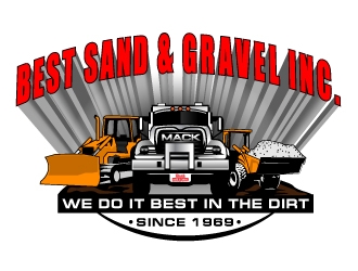 Best Sand & Gravel logo design by Suvendu