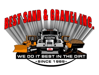 Best Sand & Gravel logo design by Suvendu