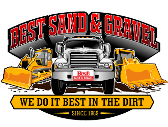 Best Sand & Gravel logo design by THOR_