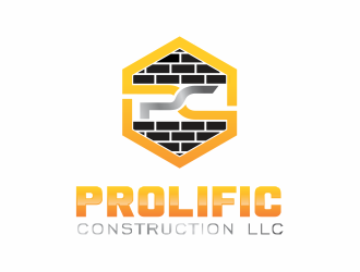 Prolific Construction LLC logo design by up2date