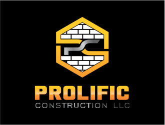 Prolific Construction LLC logo design by up2date