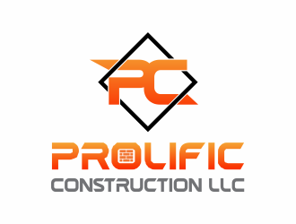 Prolific Construction LLC logo design by up2date