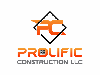 Prolific Construction LLC logo design by up2date