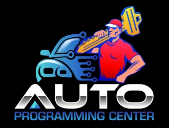 Auto Programming Center  logo design by Suvendu