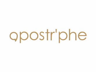 Apostrphe logo design by hopee