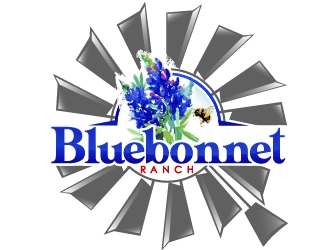 Bluebonnet Ranch logo design by Suvendu