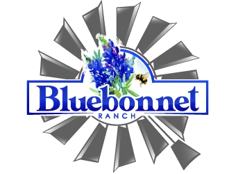 Bluebonnet Ranch logo design by Suvendu