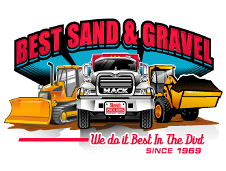 Best Sand & Gravel logo design by Suvendu