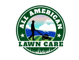 All American Lawn Care  logo design by desynergy