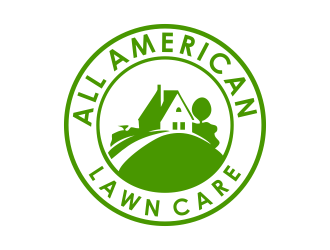 All American Lawn Care  logo design by cahyobragas